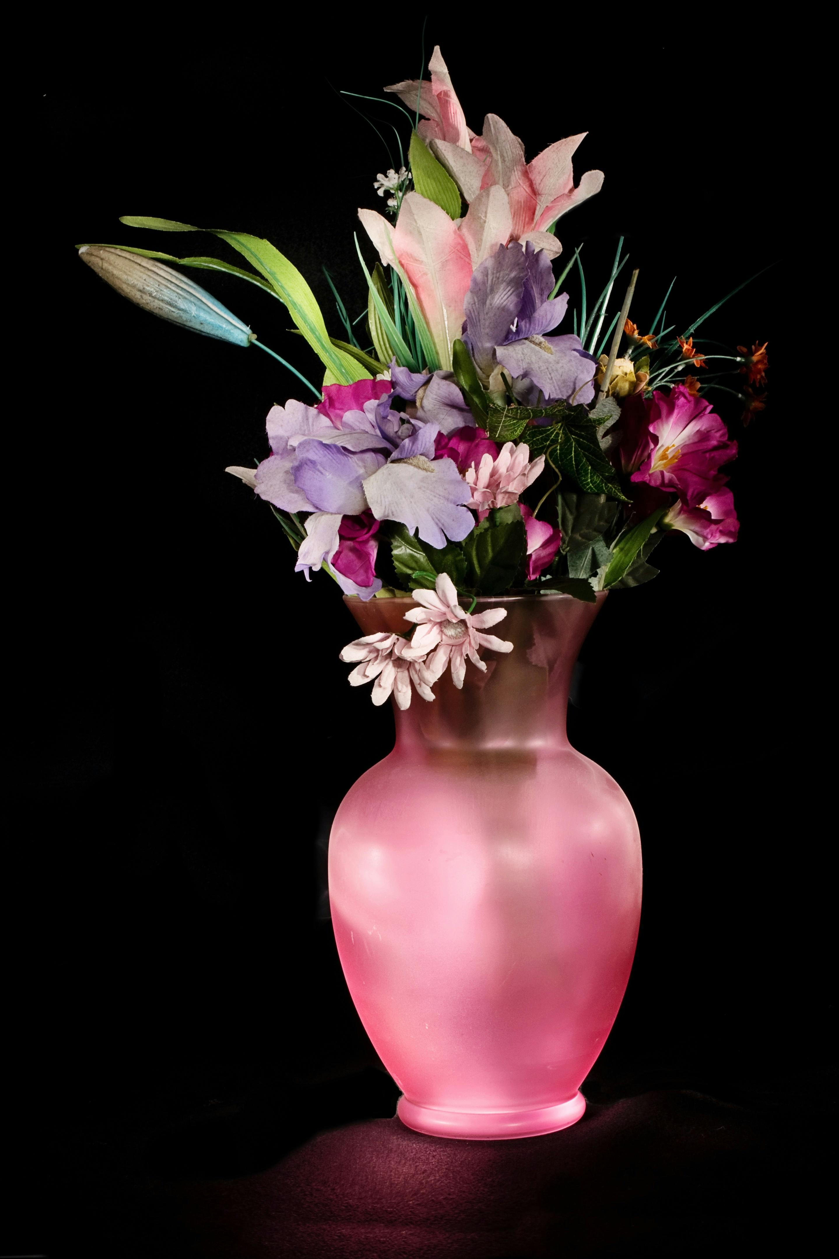 Decor accessories styled on a minimal surface